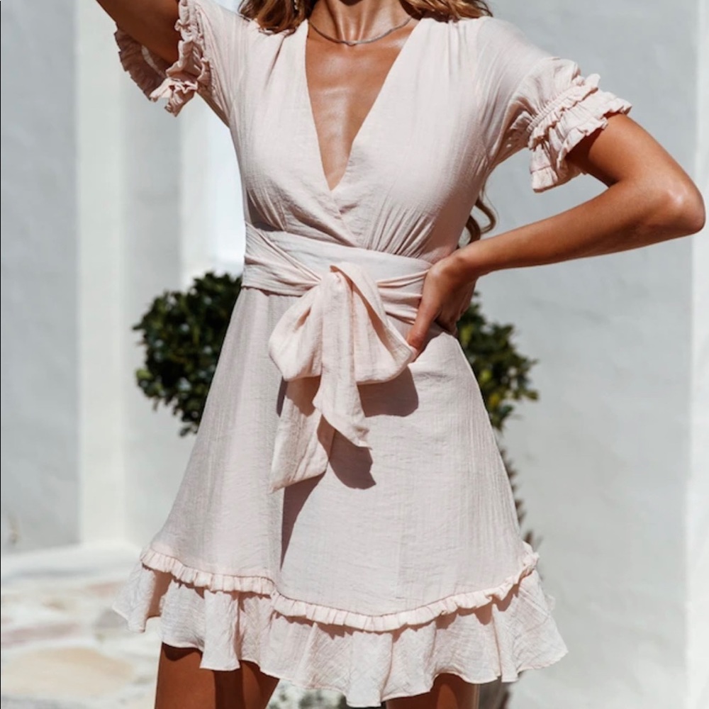 MARIANA DRESS BEIGE
